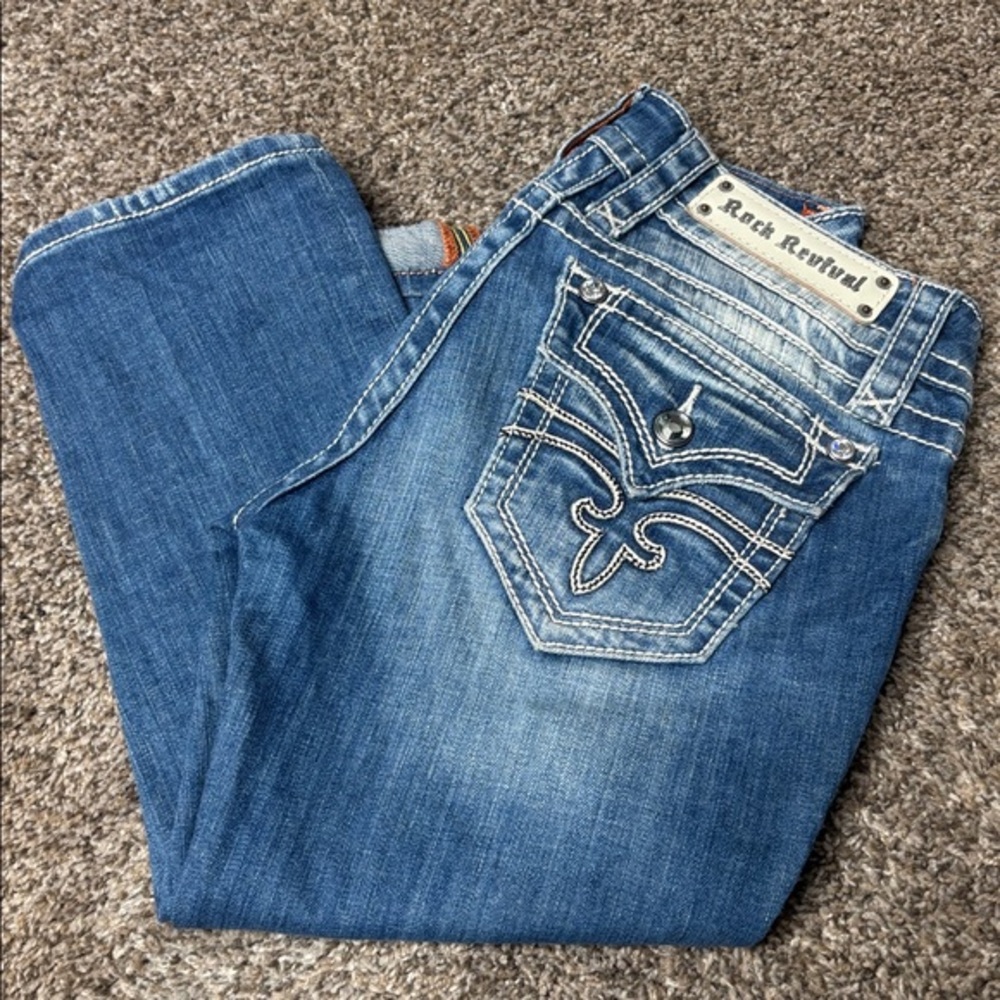 Rock Revival Celine Capri Jeans Sz 27